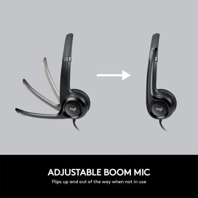 LOGITECH H390 USB Computer Headset - ROSE 5