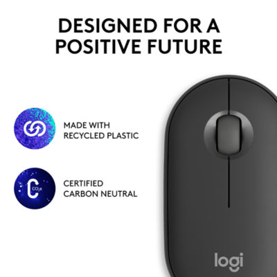 LOGITECH Pebble Mouse 2 M350s - Tonal Graphite 8