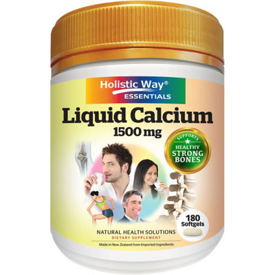 Holistic Way Essentials 液体钙 1500毫克 (180 粒软胶囊) 1