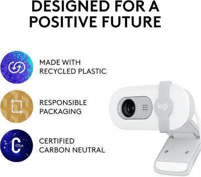 Logitech BRIO 100 Full HD Webcam - OFF WHITE 5