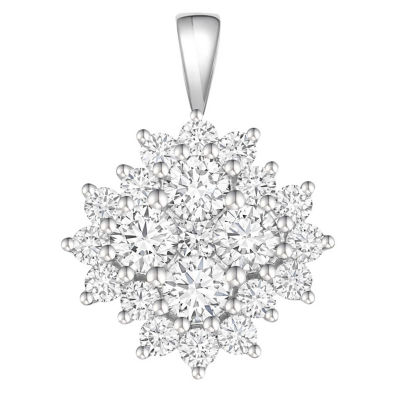 Goldheart Star Promise Lab-Grown Diamond Snowflake Pendant 1