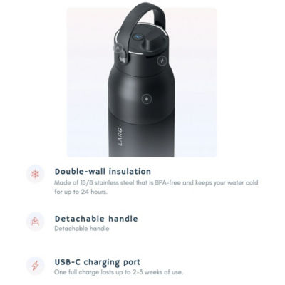 Buy LARQ Bottle PureVis 2 680ML/23OZ Online in Singapore | iShopChangi