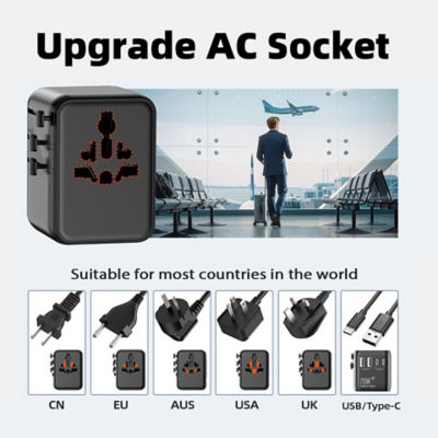  77digi 77digi 70W 3 Type-C + 2 USB All-in One Travel Adapter 1006SDV 5