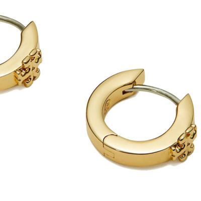 TORY BURCH Kira Huggie Earring Tory Gold 155514 3