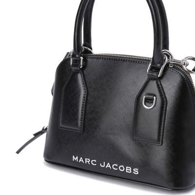 MARC JACOBS Small Leather Dome Satchel Crossbody Bag Black 4S4HSC003H02 4