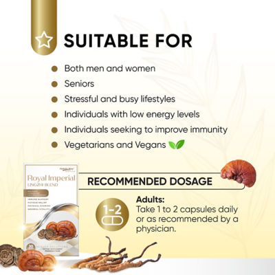 Holistic Way Premium Gold 御品灵芝 — 清真与纯素 (30 粒素胶囊) 7