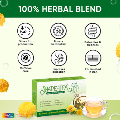 Holistic Way [两盒装] SHAPE TEA Slimming Tea - Detox and Shape in Style (每盒 25 茶包) 5