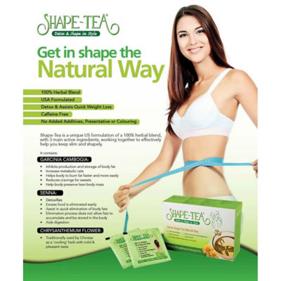 Holistic Way [两盒装] SHAPE TEA Slimming Tea - Detox and Shape in Style (每盒 25 茶包) 7