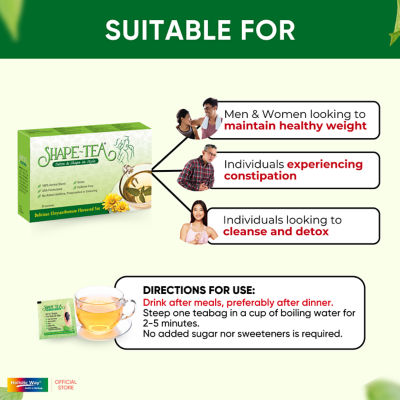 Holistic Way SHAPE TEA Slimming Tea - Detox and Shape in Style (25 茶包) 4