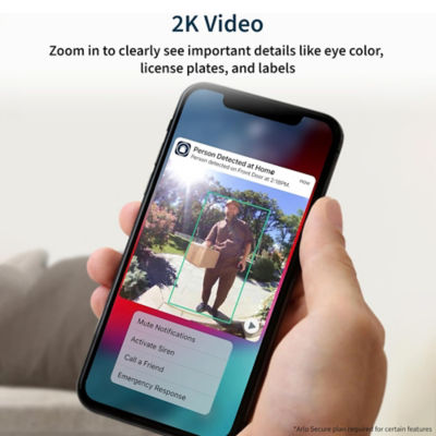 Arlo AVD4001 Video Doorbell 2K (2nd Generation) 3