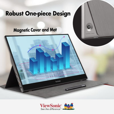 Viewsonic TD1655 15.6" USB C Touch Portable Monitor 4
