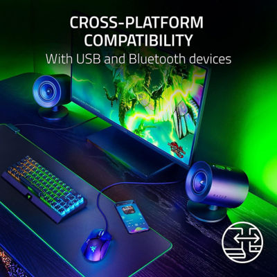 Razer Nommo V2 - Full-Range 2.1 Pc Gaming Speakers With Wired Subwoofer - Eu/Idn + Uk/My/Sg/Uae Packaging 6