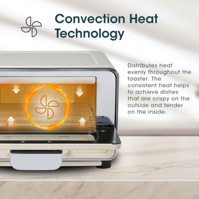 Bolt Toaster KADT17S 17L Multi-Function Cream Oven Toaster 8