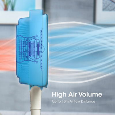 bolt Air KADEF001 | 9 speed Portable Standing Fan | 90° Up and Down tilt 10