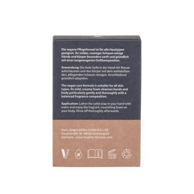MÜHLE ESSENTIALS Blackcurrant & Cedar Body Soap Bar 3