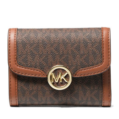 Buy MICHAEL KORS Leida Medium Signature Logo Wallet Brown 35S4G9GF2B Online in Singapore iShopChangi