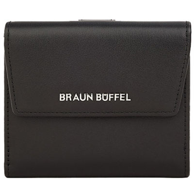 BRAUN BÜFFEL Braun Buffel Vera-A Bifold Small Wallet with External Coin Compartment 1