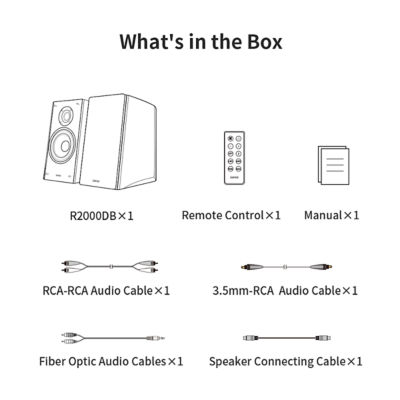 EDIFIER 漫步者书架R2000Db 蓝牙120W 10
