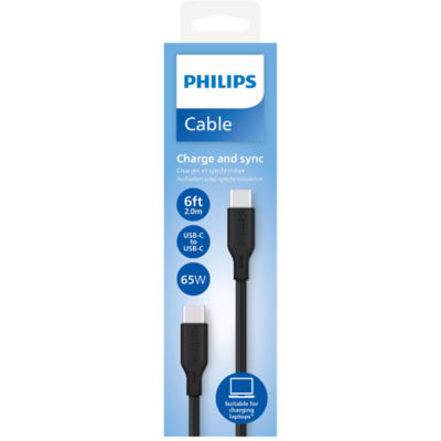 Philips Premium 65W USB-C to USB-C Cable 2 Meters 3