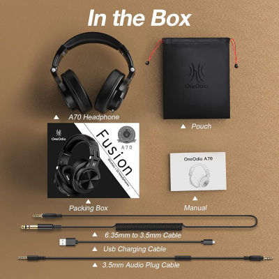 OneOdio A70 Bluetooth Over Ear Headphones 8