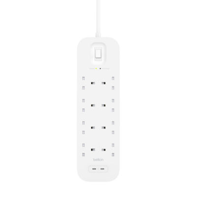 Belkin 8 Outlets Surge Protector W 2 X Usb-C Port 2