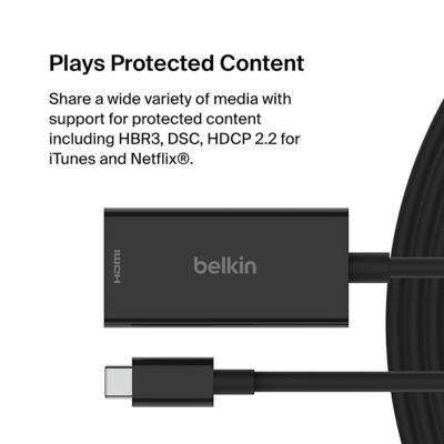 Belkin Usb-C To Hdmi Adapter 8K@30Hz And 4K@120Hz 5
