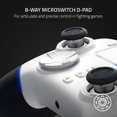 Razer Wolverine V2 Pro - 无线 Playstation 5 和 PC 游戏控制器 - 白色 - Ap 包装 4