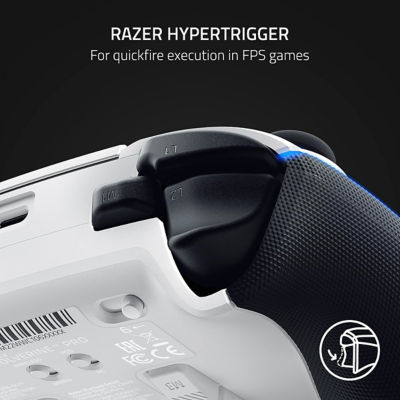 Razer Wolverine V2 Pro - 无线 Playstation 5 和 PC 游戏控制器 - 白色 - Ap 包装 5