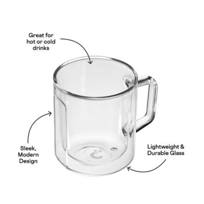 Corkcicle Mug Glass - Clear , 2 Pcs Box Set 2