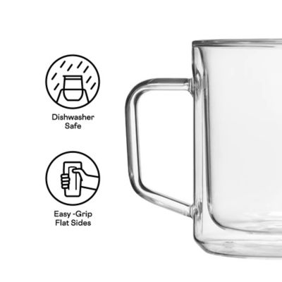 Corkcicle Mug Glass - Clear , 2 Pcs Box Set 3