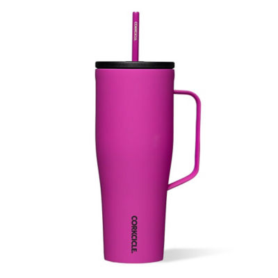 Corkcicle 30oz Cold Cup XL - Berry Punch , Insulated Tumbler With Straw & Handle 1