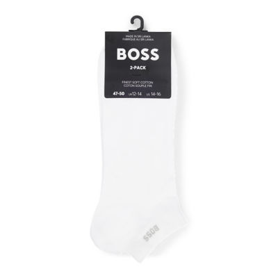 BOSS Two-pack of cotton-blend socks in an ankle length 3