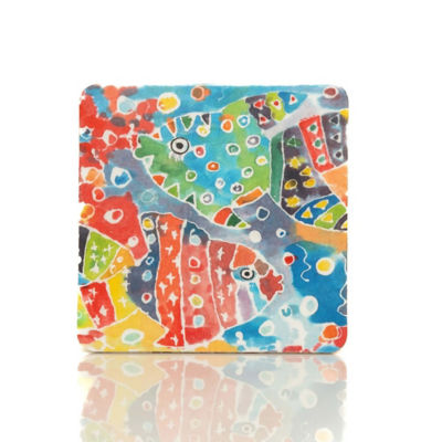 JOURNEY BATIK COLLECTION – CORK COASTER (SET OF EIGHT) 8