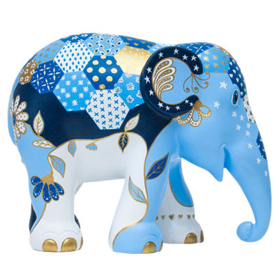 Kashkha Elephant Patchie Indigo - 15CM 3