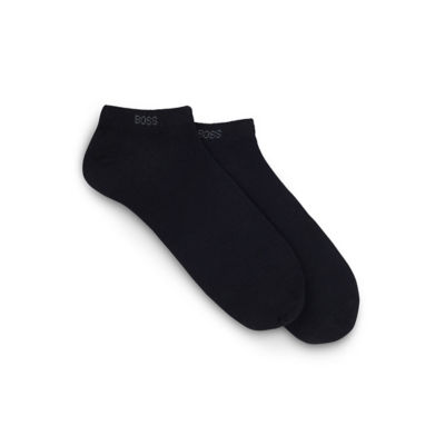 BOSS Two-pack of cotton-blend socks in an ankle length 1