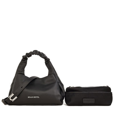 BRAUN BÜFFEL Braun Buffel Vera-A Small Hobo Bag in Black 1