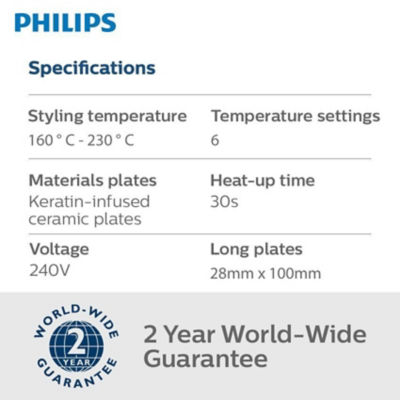 PHILIPS StraightCare ThermoProtect Straightener - BHS376/00 5