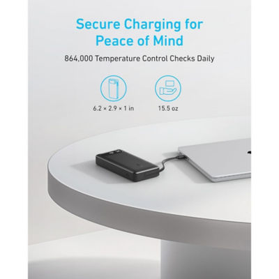 Anker Power Bank 20000mAh 87W Built-in USB-C Cable A1383 6