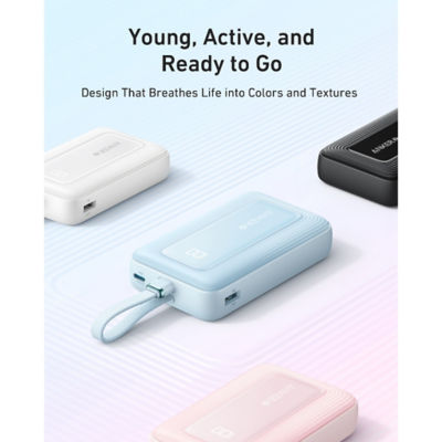 Anker Zolo Powerbank 20000mAh 30W USB C Cable Power Bank A1689 4