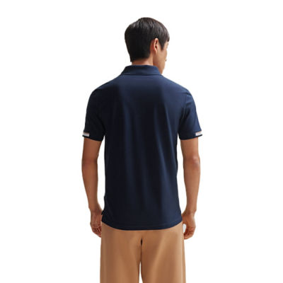 BOSS Rubberised-Logo Polo Shirt In Mercerised Cotton 5