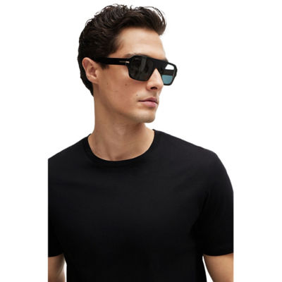 BOSS Mercerised-Cotton T-shirt In A Slim Fit 3