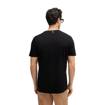 BOSS Mercerised-Cotton T-shirt In A Slim Fit 5