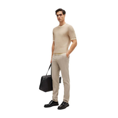 BOSS Tapered-Fit Chinos In A Cotton Blend 3