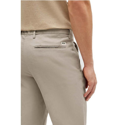 BOSS Tapered-Fit Chinos In A Cotton Blend 4