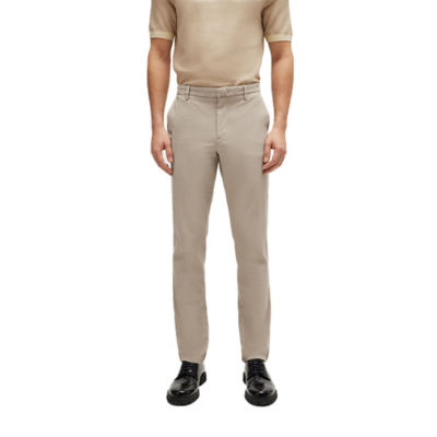 BOSS Tapered-Fit Chinos In A Cotton Blend 5