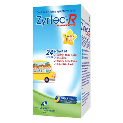 Buy ZYRTEC-R SOLUTION 1MG/ML 75ML Online in Singapore | iShopChangi