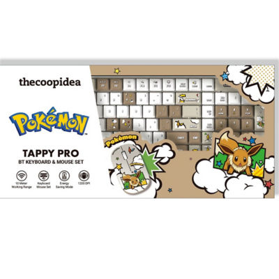 thecoopidea Pokémon Tappy Pro 无线键盘和鼠标套装 5