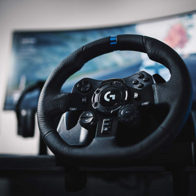 LOGITECH G923 TRUEFORCE SIM RACING WHEEL 8