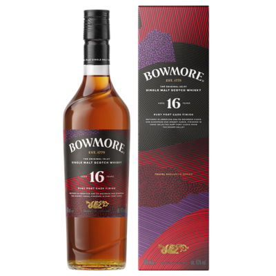 Buy Bowmore 16 YO 700ml Ruby Port Cask Finish 43% Online in