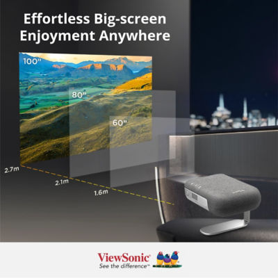 Viewsonic M1X Smart LED Portable Projector 6